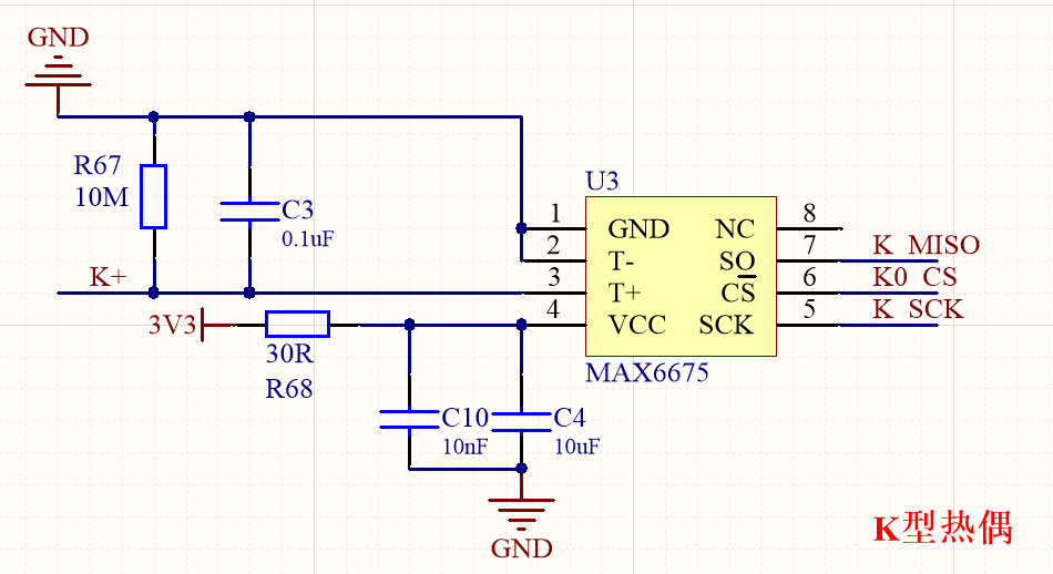 max6675建議PCB設(shè)計圖